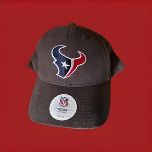 NFL Houston Texans Gray Adjustable Hat‎ Cap Unisex New Era (one size fits all)